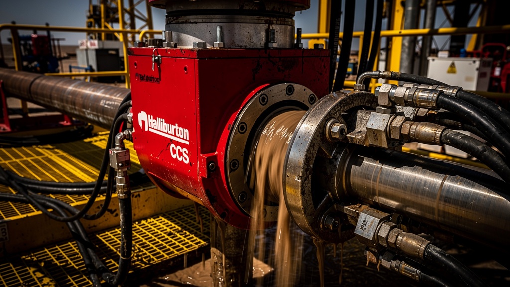 Continuous Circulation System device on drillfloor maintaining uninterrupted mud flow